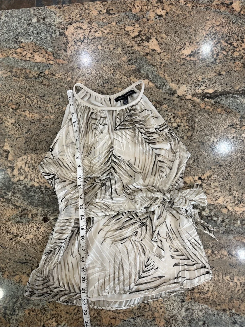 White House Black Market Soft Cream Blouse